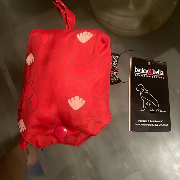 bailey and bella Dog Packable Rain Poncho Poshmark